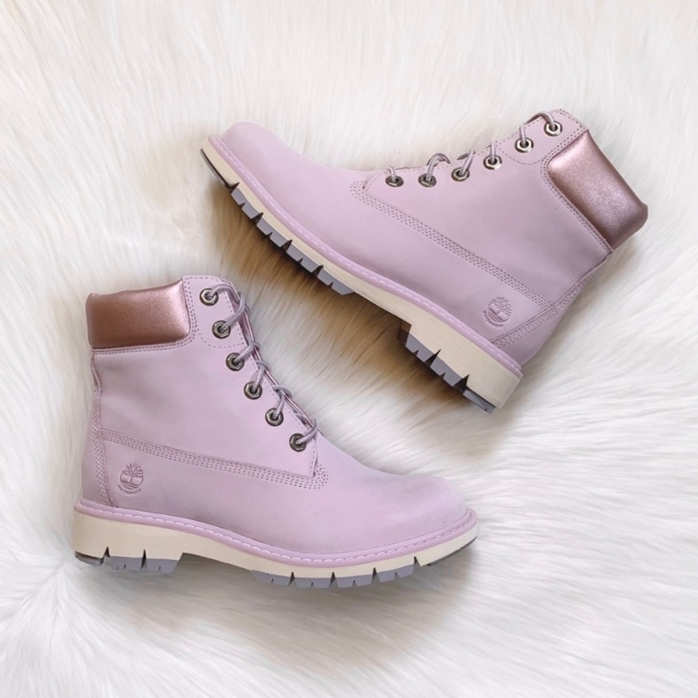 Timberland Lucia Way 6” Pink Waterproof Boots - Picture 2 of 7